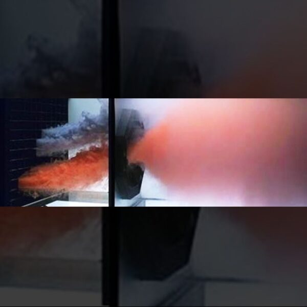 air blender with colored air